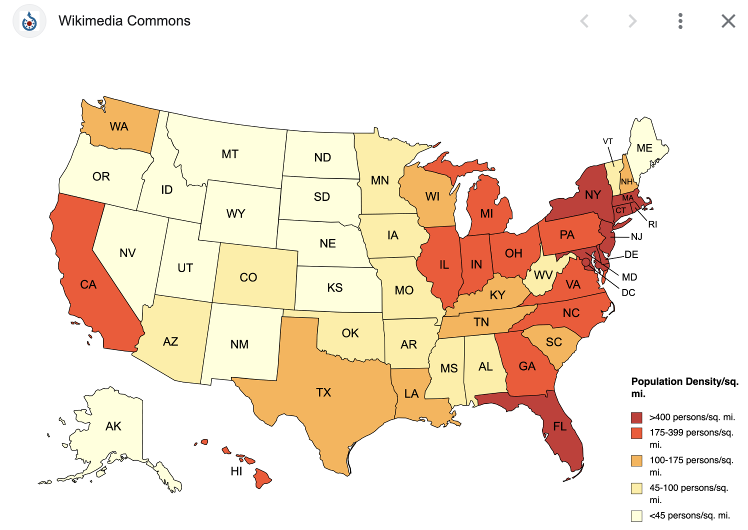 USA map placeholder